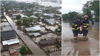 "Trăim degeaba.  De n-ar veni mai mare să ne termine de tot" Locuitorii din Galați, cu ochii în lacrimi, în container. Viitura le-a distrus tot ce aveau și le-a luat și ultima speranță
