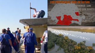 VIDEO Ploile masive aduc risc de viituri! Autoritățile sunt în alertă