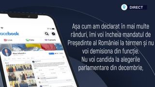 VIDEO Klaus Iohannis a anunțat pe Facebook că nu candidează la parlamentare 