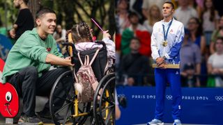 VIDEO David Popovici și-a donat echipamentul de la JO2024! Toți banii merg la copiii cu nevoi speciale