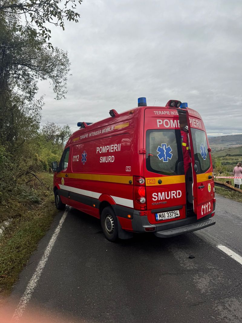 accident bistrita, victime, copii raniti 