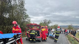 accident bistrita, victime, copii raniti 