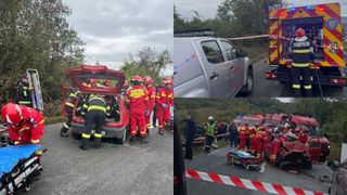Accident grav &icirc;n Bistrița-Năsăud! 5 persoane au ajuns de urgență la spital. Printre victime se află 2 copii
