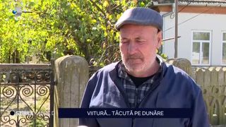 VIDEO Viitura așteptată să lovească Dunărea a ajuns în România