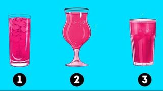 TEST IQ: Care pahar conține mai mult suc? Doar geniile își dau seama în câteva secunde