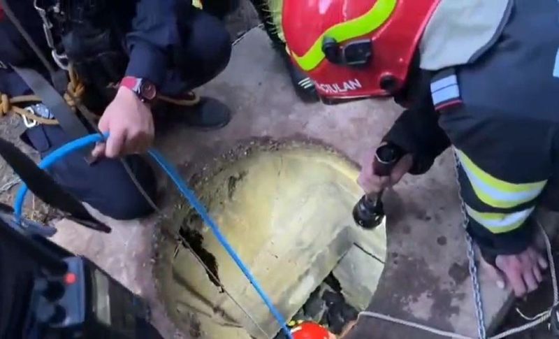 barbat cazut canal, oraselul copiilor, sectorul 4