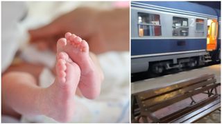 Ciprian s-a născut pe peronul gării, la Timișoara! Mămica a fost ajutată de polițiști p&acirc;nă la sosirea echipajelor medicale