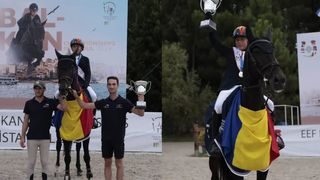 VIDEO &bdquo;M-am bucurat foarte mult&rdquo;.  Horia Butuza, campion la echitație la 14 ani