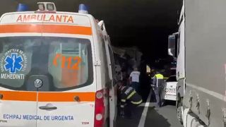 accident mehedinti, tir, sofer incarcerat 