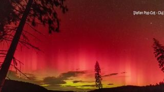 VIDEO Aurora boreală a făcut un adevărat spectacol pe cerul Rom&acirc;niei