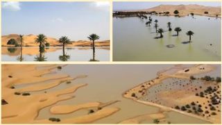VIDEO Inundații în deșertul Sahara! Fenomenul șocant i-a făcut pe climatologi să anunțe o schimbare meteo radicală