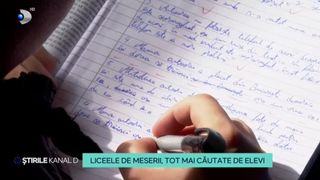 VIDEO Liceele de meserii, tot mai căutate de elevi