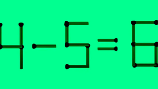 Test de inteligență: Mută un singur chibrit pentru ca ecuația să fie corectă