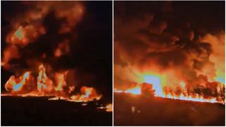 VIDEO Peste 90 de morți după ce o cisternă de combustibil a explodat