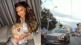 VIDEO „Unde te bagi așa?”. Bianca Drăgușanu, cu bolidul pe linia de tramvai! Totul a fost filmat de un alt șofer