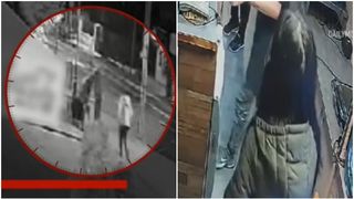 VIDEO S-a ascuns în fast-food de teama iubitului