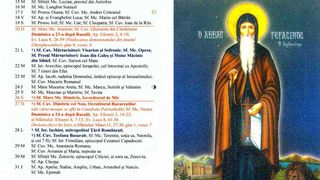 Ce sărbătoare este &icirc;n Calendarul ortodox pe 20 octombrie 2024?