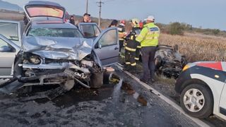 Accident grav &icirc;n Brașov, cu patru victime! Impactul s-a produs pe DN 11