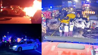 VIDEO 4 morți și 12 răniți în urma unui accident cutremurător! 22 de mașini au fost implicate în tragedie