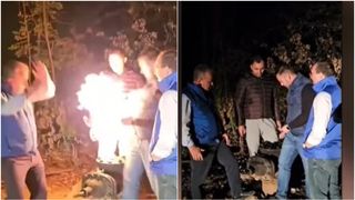 VIDEO Politicienii s-au jucat cu focul