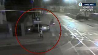VIDEO Martori la accident, la un pas să fie victime