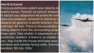 Alertă &icirc;n Tulcea! Două aeronave F-16 au decolat după ce autoritățile au emis un mesaj RO-Alert