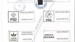 &Icirc;ncepe campania electorală pentru alegerile prezidențiale 2024. Cum arată buletinul de vot