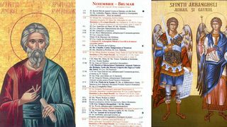 Calendar ortodox noiembrie 2024: Cele mai importante sărbători cu cruce roșie și neagră