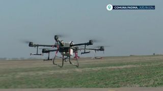 VIDEO Cu drona &icirc;n brazdă! Agricultura devine robotizată