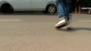 VIDEO Caz șocant la Năvodari! Doi pietoni s-au aruncat intenționat în fața mașinii, pentru a profita de pe urma șoferului