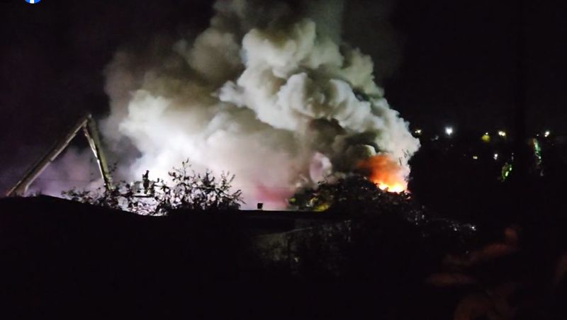 Incendiu uriaș în Portul Murfatlar, la 20 de km de Constanța. A fost emis mesaj RO-Alert