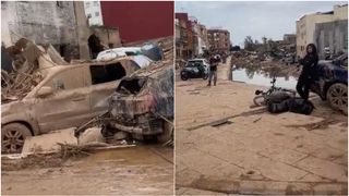 Imaginile ororii din Spania: cadavre abandonate pe străzi &icirc;n satele devastate de "furtuna secolului"