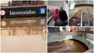 VIDEO Momente de groază în "capcana morții". Un mall din Valencia s-a transformat în cimitir