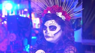 VIDEO „Mulțumim pentru spectacolul ăsta”. Paradă de Halloween la Constanța