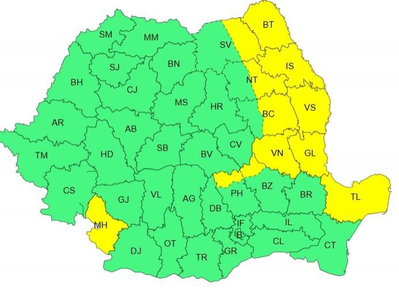 vant puternic, cod galben vant, anm 