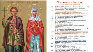 Ce sărbătoare este în Calendarul ortodox pe 5 noiembrie 2024?