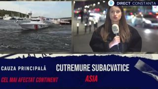 VIDEO INFP, semnal de alarmă. Fenomenul tsunami, posibil și în România