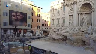VIDEO Fontana di Trevi, golită de apă! Autoritățile au planuri cu faimosul monument