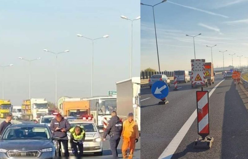 barbat mort, autostrada, accident A1, TIR 