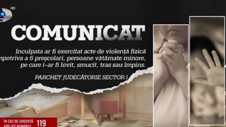 VIDEO Educație făcută cu palma, la o grădiniță de stat din Sectorul 6 al Capitalei. Șase minori ar fi fost agresați &icirc;n repetate r&acirc;nduri