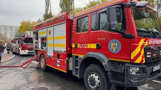 Incendiu la Spitalul Județean Timișoara. Un ventilator a luat foc într-o baie de salon