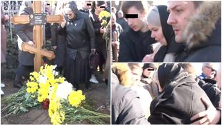 VIDEO ”Scoateți capacul! Dați-mi fata înapoi!” Imagini zdrobitoare de la mormântul Andreei Cuciuc! Mama sa a fost cărată pe brațe afară din cimitir