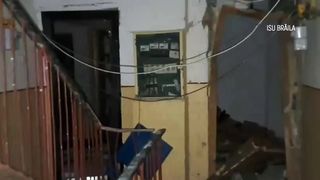 VIDEO Un bloc întreg distrus de explozie, în Brăila! Zeci de oameni au fost evacuați