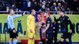 VIDEO Decizia UEFA: Rom&acirc;nia a c&acirc;știgat meciul cu Kosovo cu 3-0 la masa verde! FRF, prima reacție după ce a fost amendată
