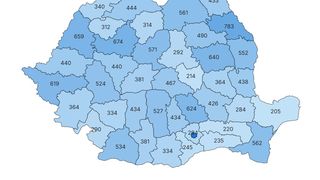 Lista secții de votare pentru alegerile prezidențiale - numărul secțiilor pe județe