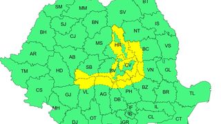 cod galben zapada, harta anm, avertisment 