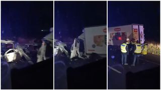 VIDEO Un copil și părinții lui, morți &icirc;ntr-un cumplit accident produs vineri dimineața