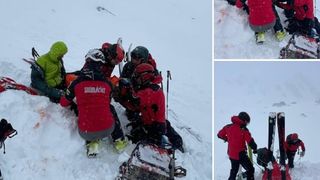 Doi turiști, surprinși de avalanşă la B&acirc;lea Lac. Femeie &icirc;ngropată complet de zăpadă