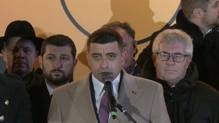 VIDEO George Simion, declarații la finalul Alegerilor Parlamentare: „Netrebnicii au vrut să confiște democrația și libertatea”