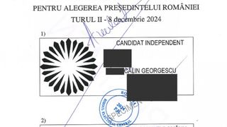 Buletin de vot prezidențiale 2024 Turul 2: Călin Georgescu vs. Elena Lasconi - Diaspora
